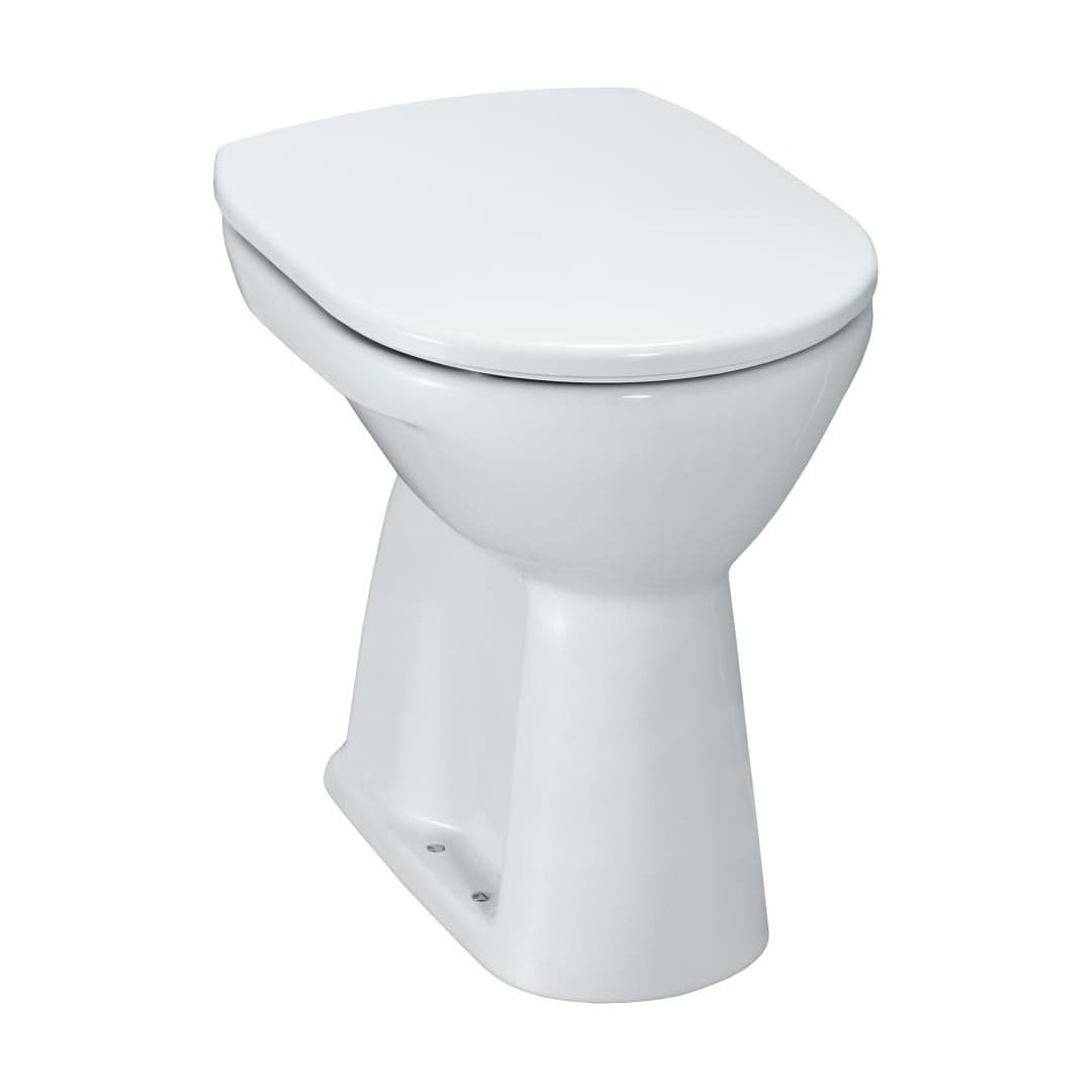 Laufen PRO – Λεκάνη Δαπέδου – 470×360 mm, comfort, washout, με χείλος έκπλυσης, κάθετη αποχέτευση – White LCC Active (LAUFEN Clean Coat Active) (H825957A000001)