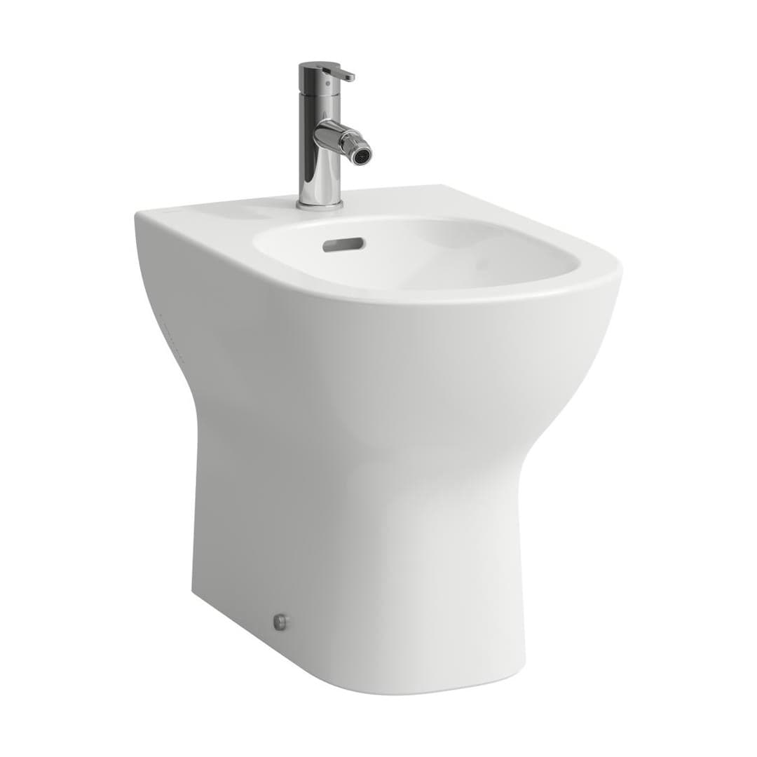Laufen LUA – Μπιντέ Δαπέδου, σχήμα στρογγυλό – White LCC (LAUFEN Clean Coat) (H8320824003021)