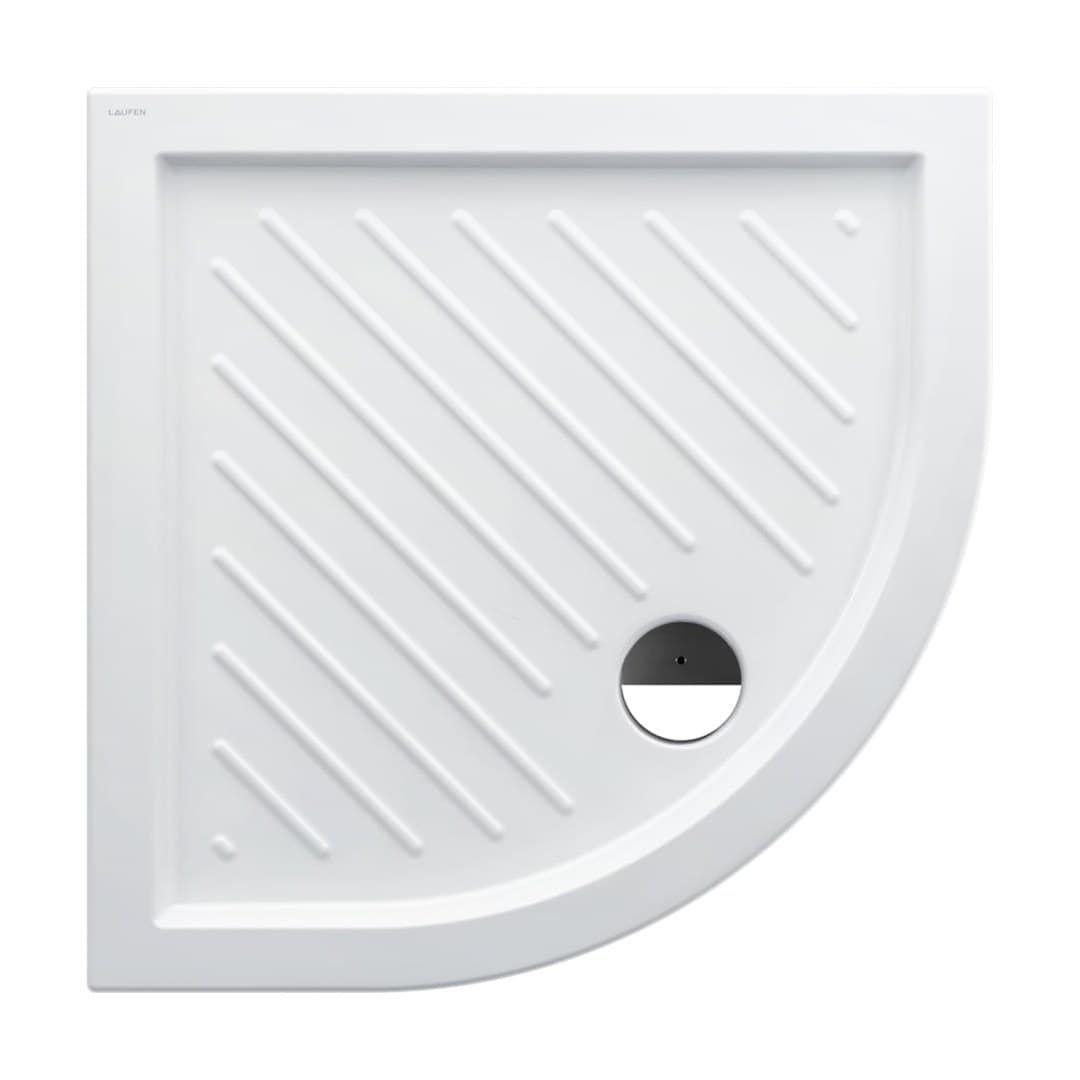 Laufen MERANO E – Ντουζιέρα – 800×800 mm, ύψος 55 mm, τεταρτοκυκλική – White/Antislip (H8559506000001)