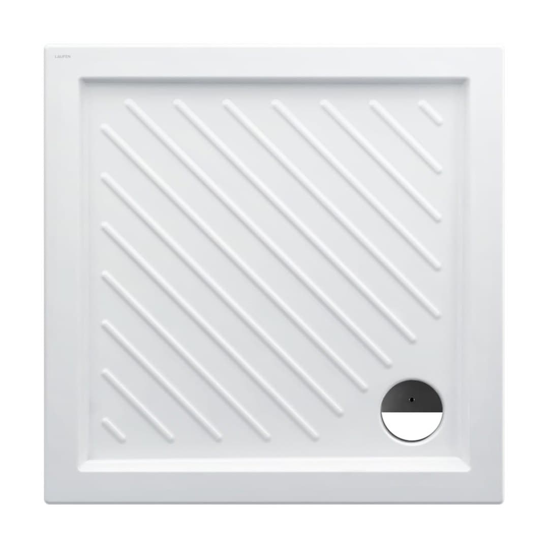 Laufen MERANO E – Ντουζιέρα – 800×800 mm, ύψος 55 mm, τετράγωνη – White/Antislip (H8559516000001)