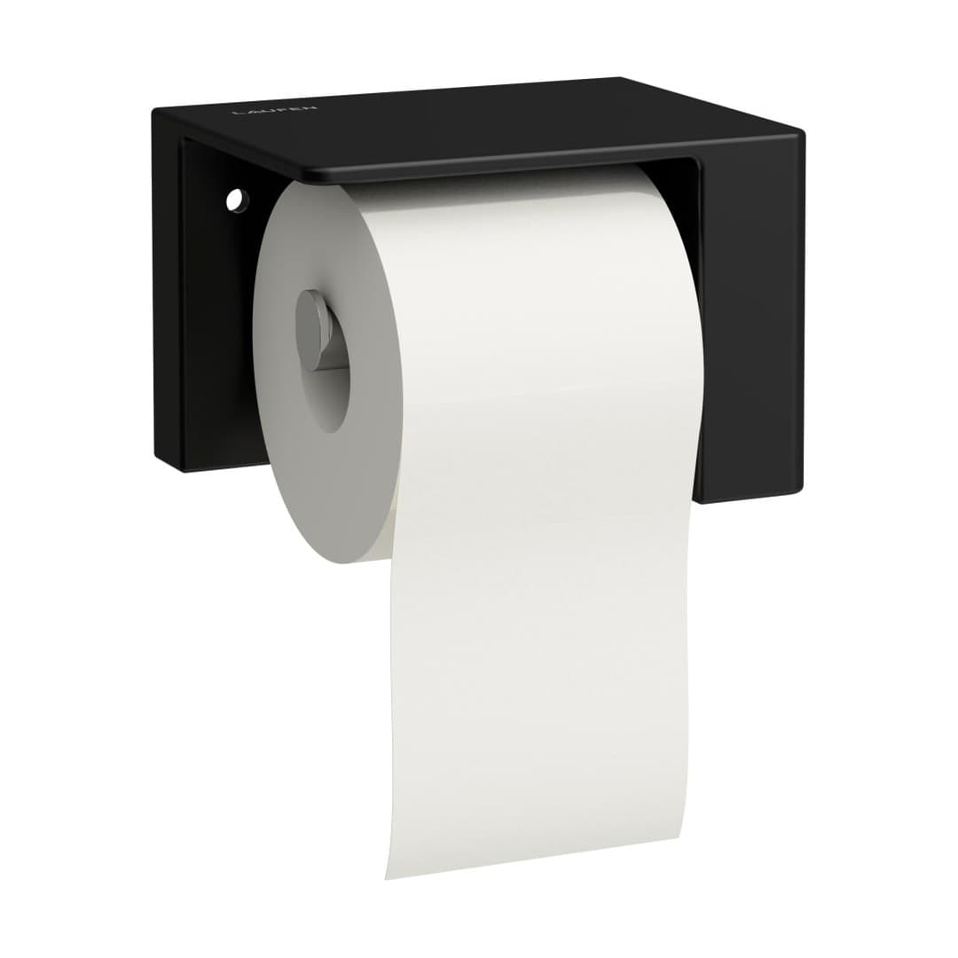 Laufen VAL – Θήκη Χαρτιού – αριστερή – Black Matt (H8722817160001)