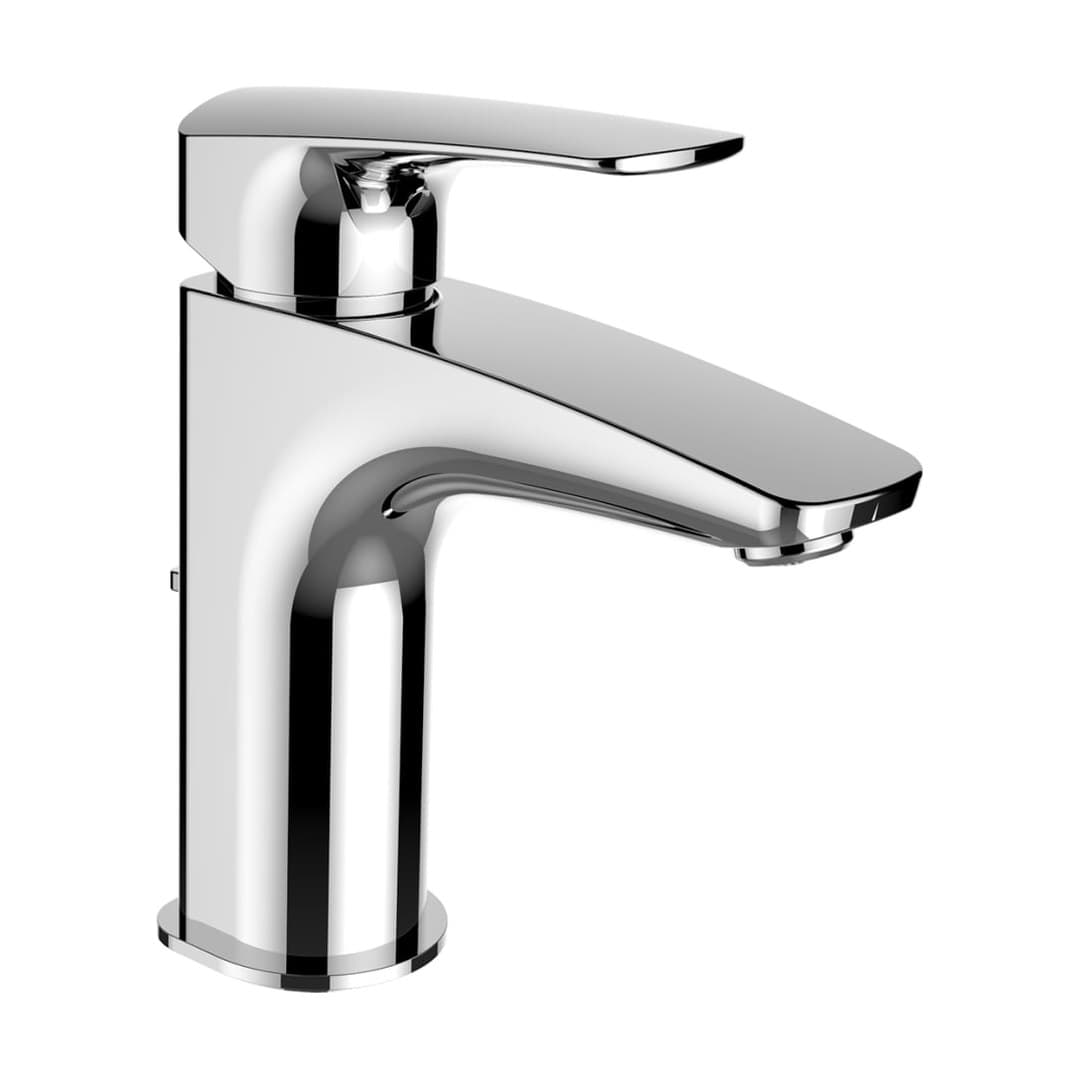 Laufen LAURIN – Μπαταρία Νιπτήρα – προεξοχή 106 mm, Eco+, με βαλβίδα – Chrome (HF500701100000)