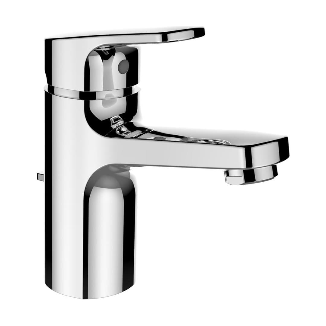 Laufen CITYPRO – Μπαταρία Νιπτήρα – προεξοχή 110 mm, με βαλβίδα – Chrome (HF500901100000)