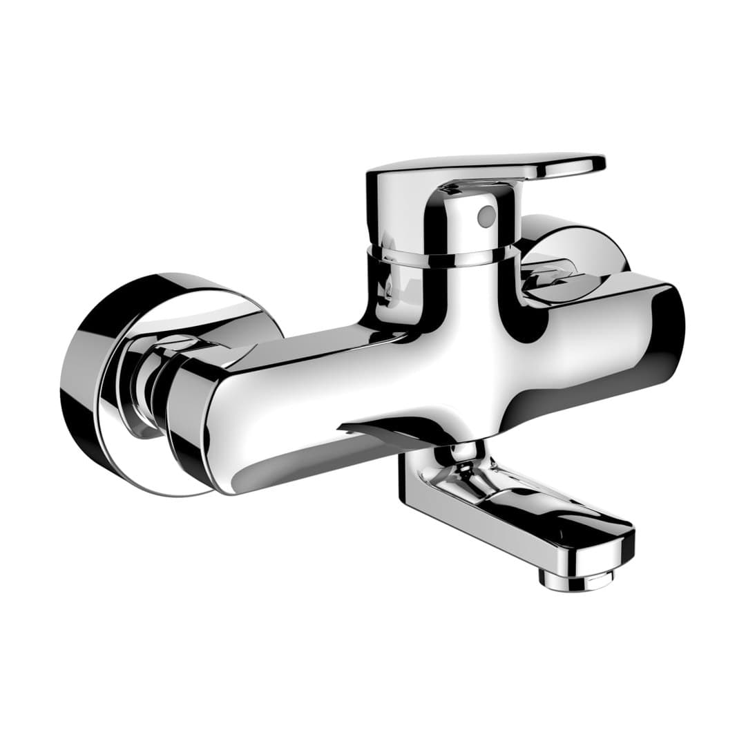 Laufen CITYPRO – Μπαταρία Νιπτήρα Τοίχου – προεξοχή 117 mm – Chrome (HF500921100600)