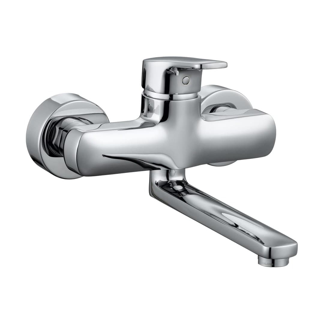 Laufen CITYPRO – Μπαταρία Νιπτήρα Τοίχου – προεξοχή 167 mm – Chrome (HF500922100600)