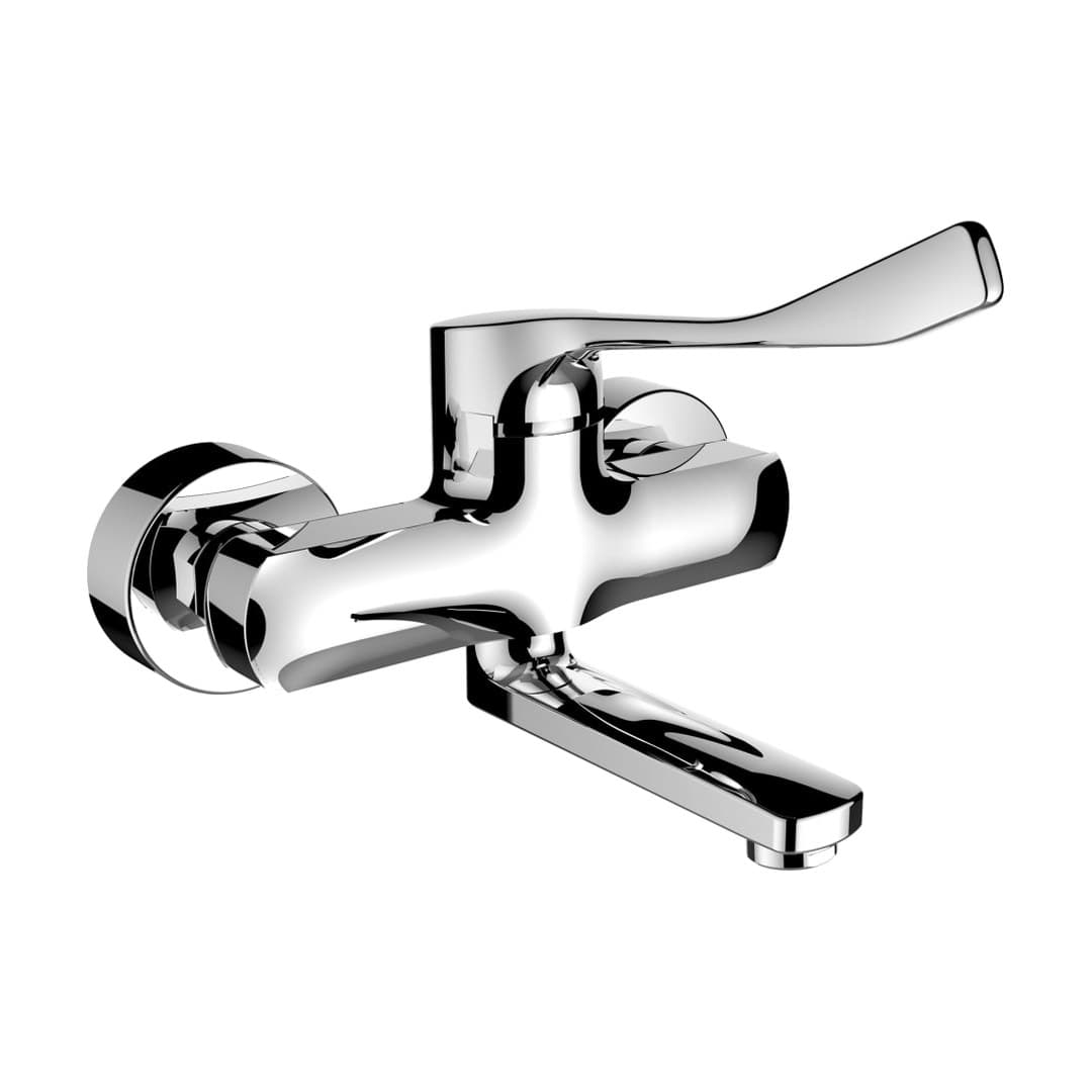 Laufen CITYPRO LIBERTY – Μπαταρία Νιπτήρα Τοίχου – προεξοχή 175 mm – Chrome (HF500922100694)