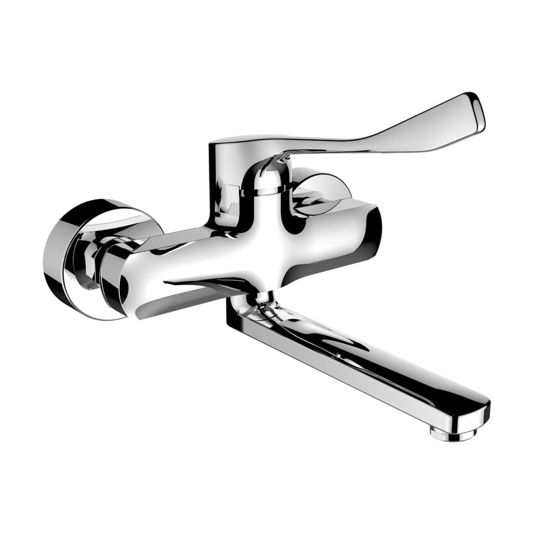 Laufen CITYPRO LIBERTY – Μπαταρία Νιπτήρα Τοίχου – προεξοχή 225 mm – Chrome (HF500923100694)