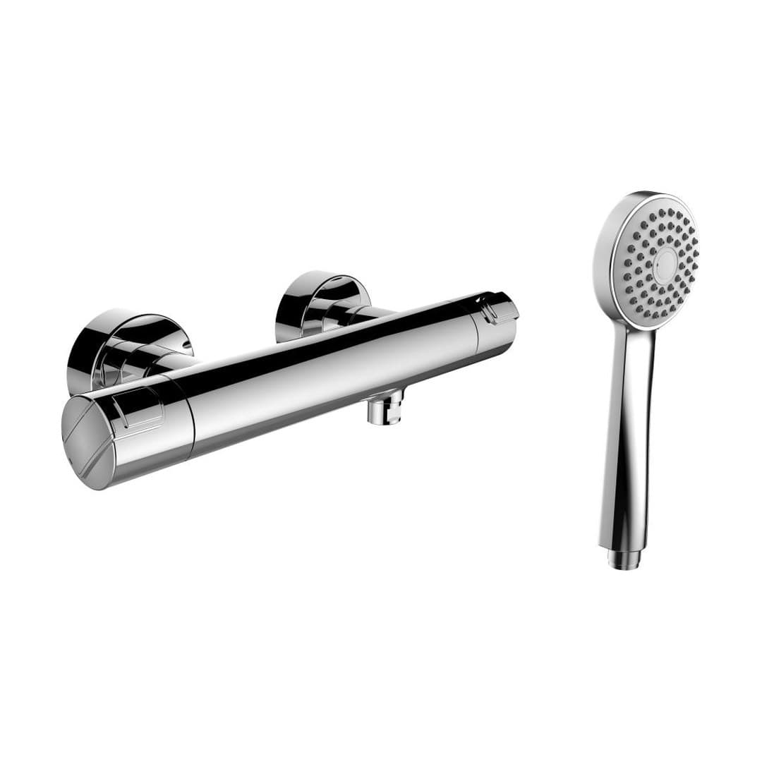 Laufen CITYPRO – Σετ Ντους – θερμοστατική – Chrome (HF500950100600)