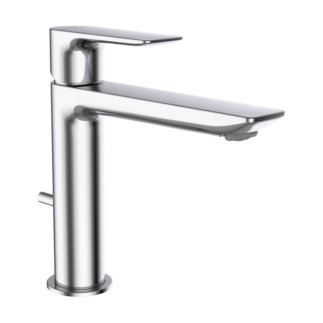 Laufen CITYPLUS – Μπαταρία Νιπτήρα – προεξοχή 140 mm, με βαλβίδα – Chrome (HF505303100000)