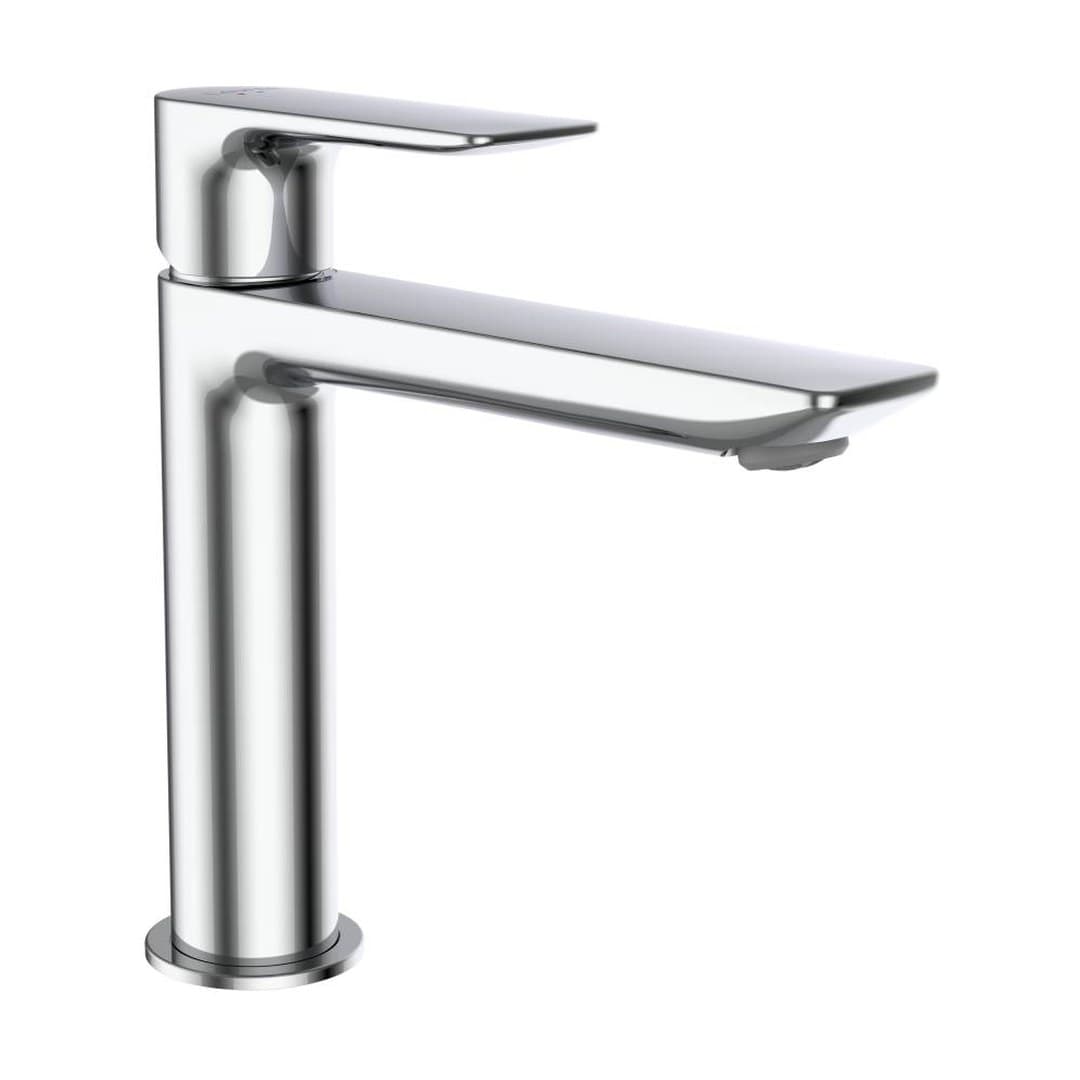 Laufen CITYPLUS – Μπαταρία Νιπτήρα – προεξοχή 140 mm, χωρίς βαλβίδα – Chrome (HF505304100000)