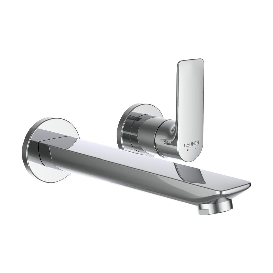 Laufen CITYPLUS – Μπαταρία Νιπτήρα Τοίχου – Chrome (HF505370100000)