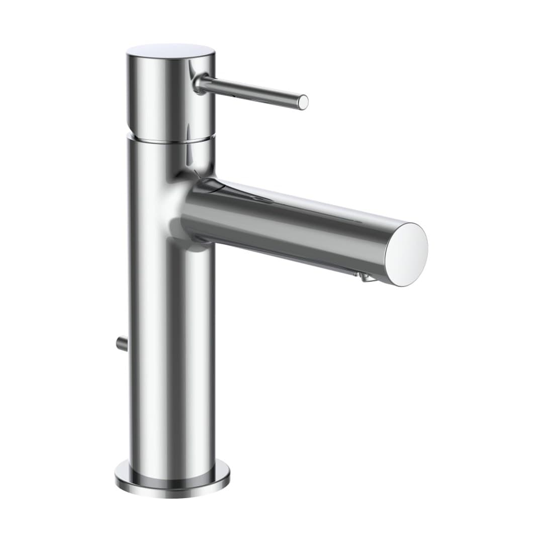 Laufen TWINPLUS SLIM – Μπαταρία Νιπτήρα – προεξοχή 110 mm, με μοχλό βαλβίδας, χωρίς βαλβίδα – Chrome (HF505401100010)