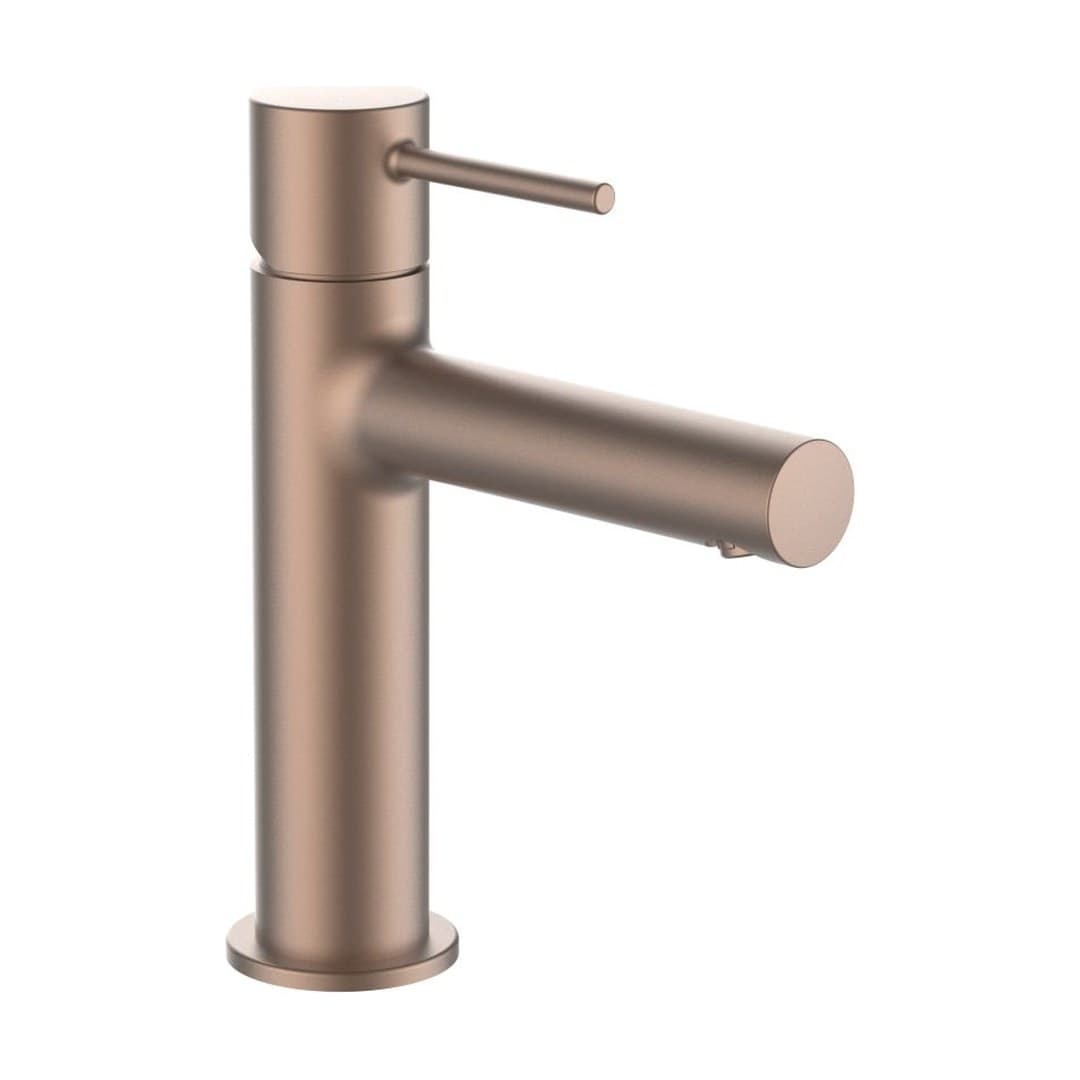 Laufen TWINPLUS SLIM – Μπαταρία Νιπτήρα – προεξοχή 110 mm, χωρίς βαλβίδα – PVD rosegold brushed (HF505402426000)
