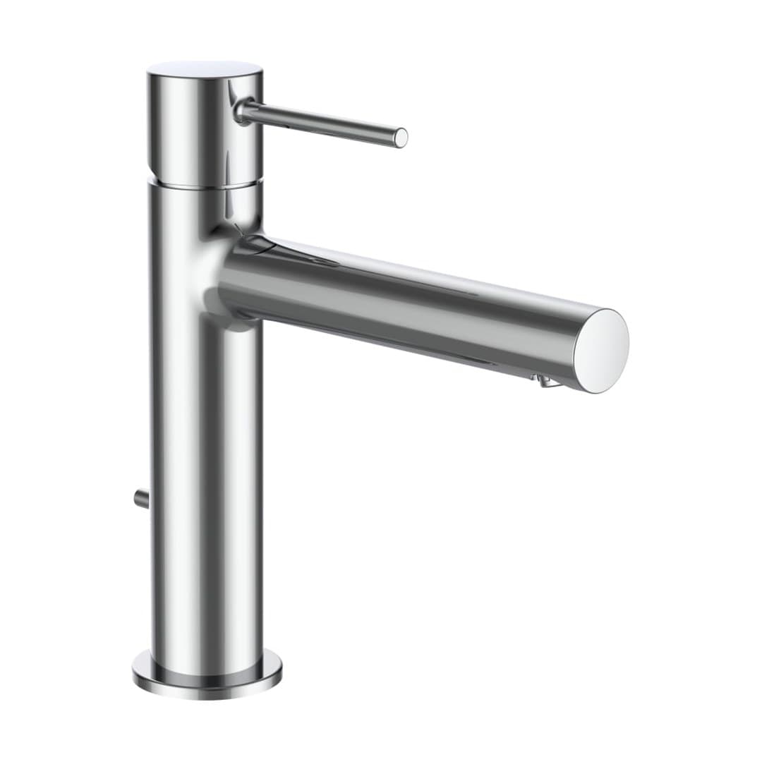 Laufen TWINPLUS SLIM – Μπαταρία Νιπτήρα – προεξοχή 140 mm, με βαλβίδα – Chrome (HF505403100000)