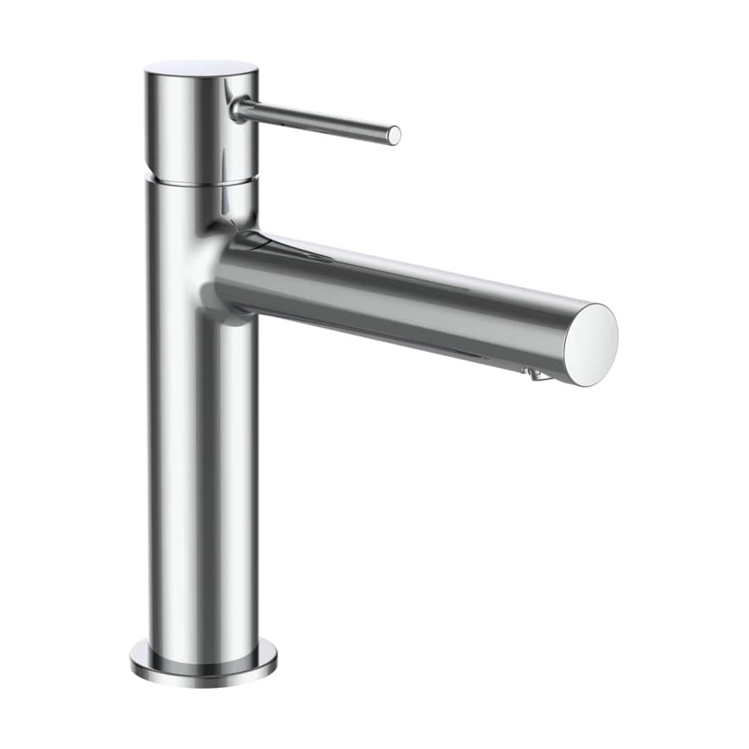 Laufen TWINPLUS SLIM – Μπαταρία Νιπτήρα – προεξοχή 140 mm, Eco+, χωρίς βαλβίδα – Chrome (HF505448100000)