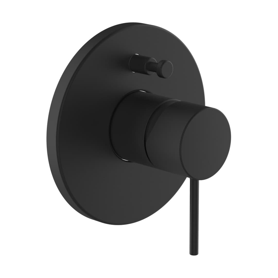 Laufen TWINPLUS SLIM – Μίκτης Εντοιχισμού – με ασφάλεια LB, για λουτρό – PVD Titanium black matt (HF505489428000)