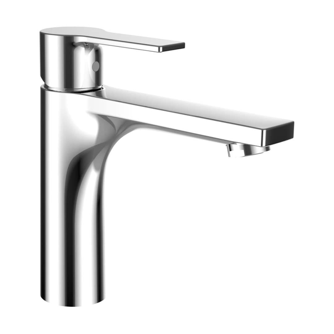 Laufen SWISSTAP – Μπαταρία Νιπτήρα – προεξοχή 140 mm, χωρίς βαλβίδα – Chrome (HF506104100000)