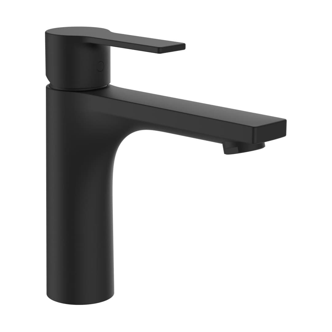 Laufen SWISSTAP – Μπαταρία Νιπτήρα – προεξοχή 140 mm, χωρίς βαλβίδα – PVD Titanium black matt (HF506104428000)