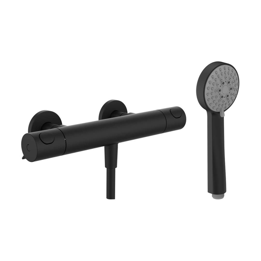 Laufen THERM – Σετ Ντους – PVD Titanium black matt (HF506551428600)