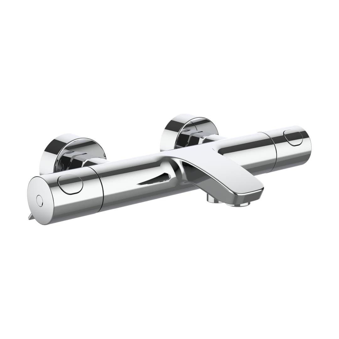 Laufen THERM – Μπαταρία Λουτρού Τοίχου – προεξοχή 170 mm, χωρίς αξεσουάρ, χωρίς ρακόρ, χωρίς τηλέφωνο ντους – Chrome (HF506561100630)