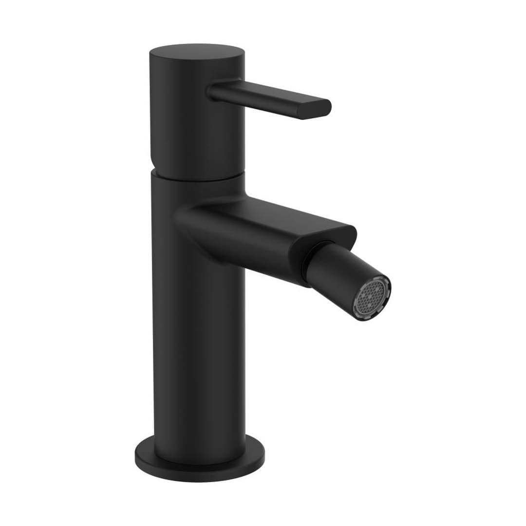 Laufen MEDA – Μπαταρία Μπιντέ – χωρίς βαλβίδα – PVD Titanium black matt (HF506610428010)