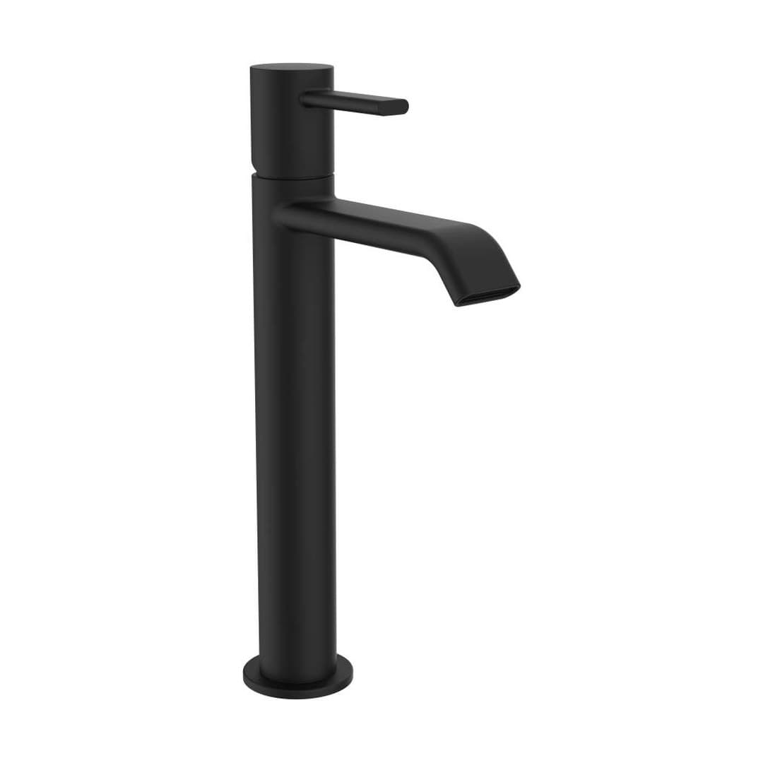 Laufen MEDA – Μπαταρία Νιπτήρα Ψηλή – PVD Titanium black matt (HF506614428000)