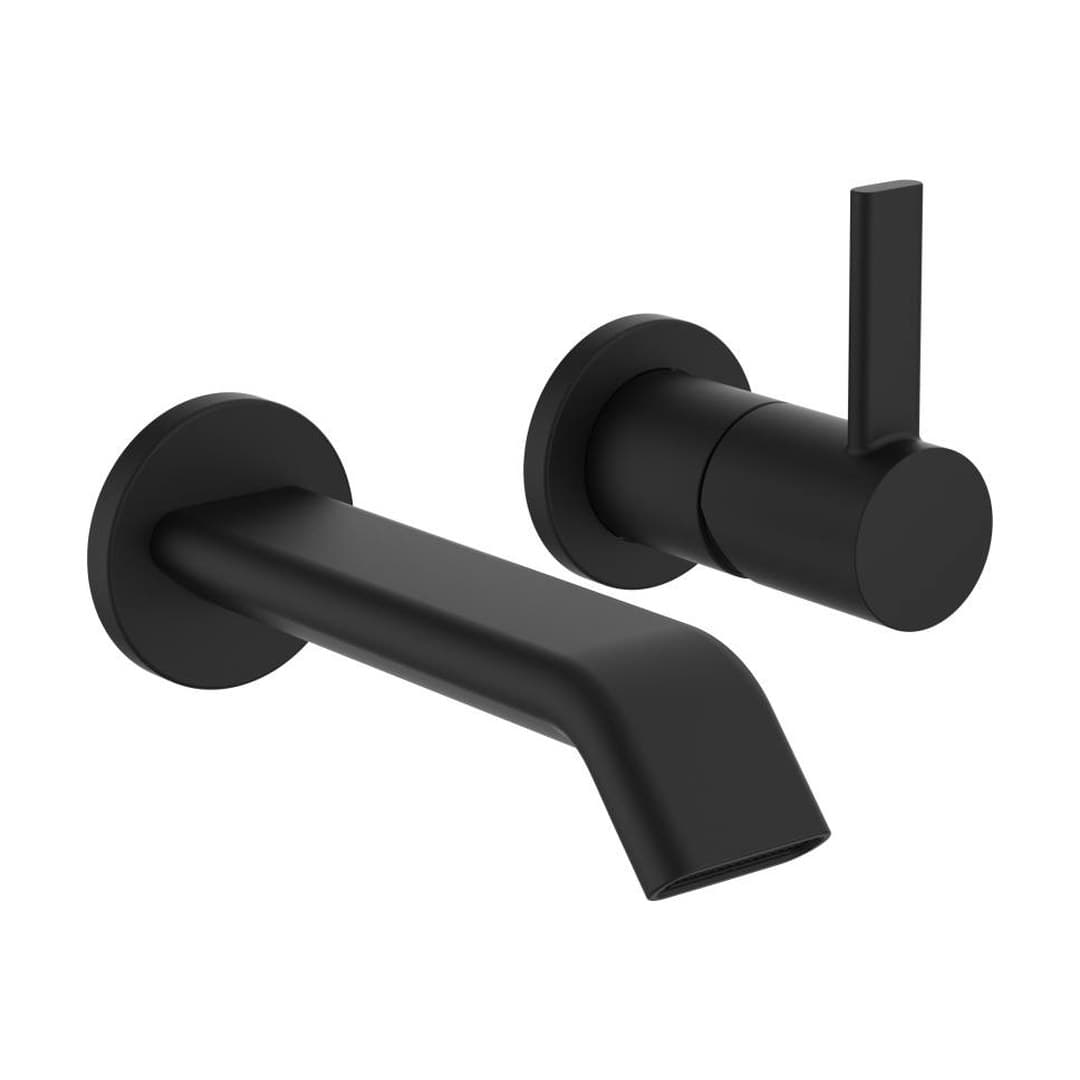 Laufen MEDA – Μπαταρία Νιπτήρα Τοίχου – για Simibox 2-Point – PVD Titanium black matt (HF506622428000)