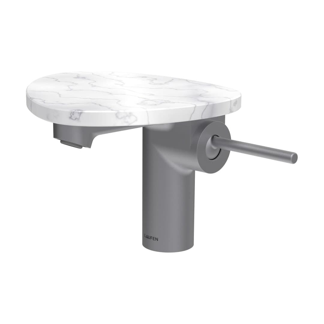 Laufen ADA – Μπαταρία Νιπτήρα – PVD inox/marble white (HF506702505060)