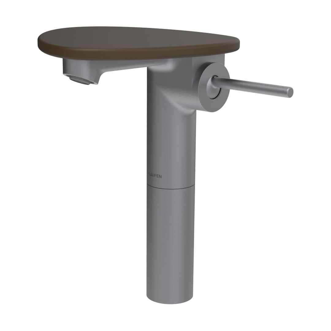Laufen ADA – Μπαταρία Νιπτήρα Ψηλή – δίσκος χωρίς οπή – PVD inox/coffee matt (HF506714504060)
