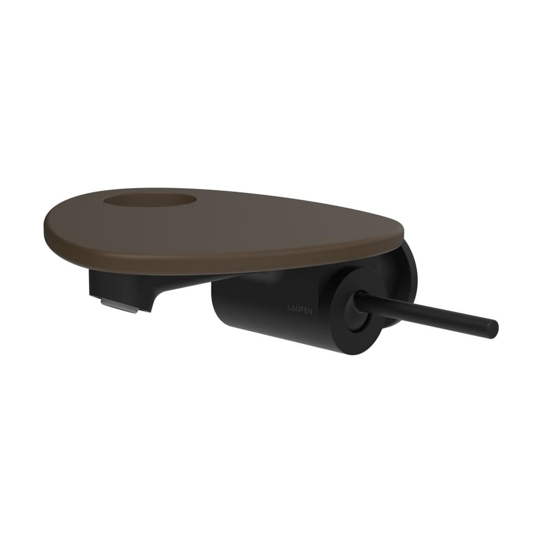 Laufen ADA – Μπαταρία Νιπτήρα Τοίχου – δίσκος με οπή – PVD black/coffee matt (HF506726514000)