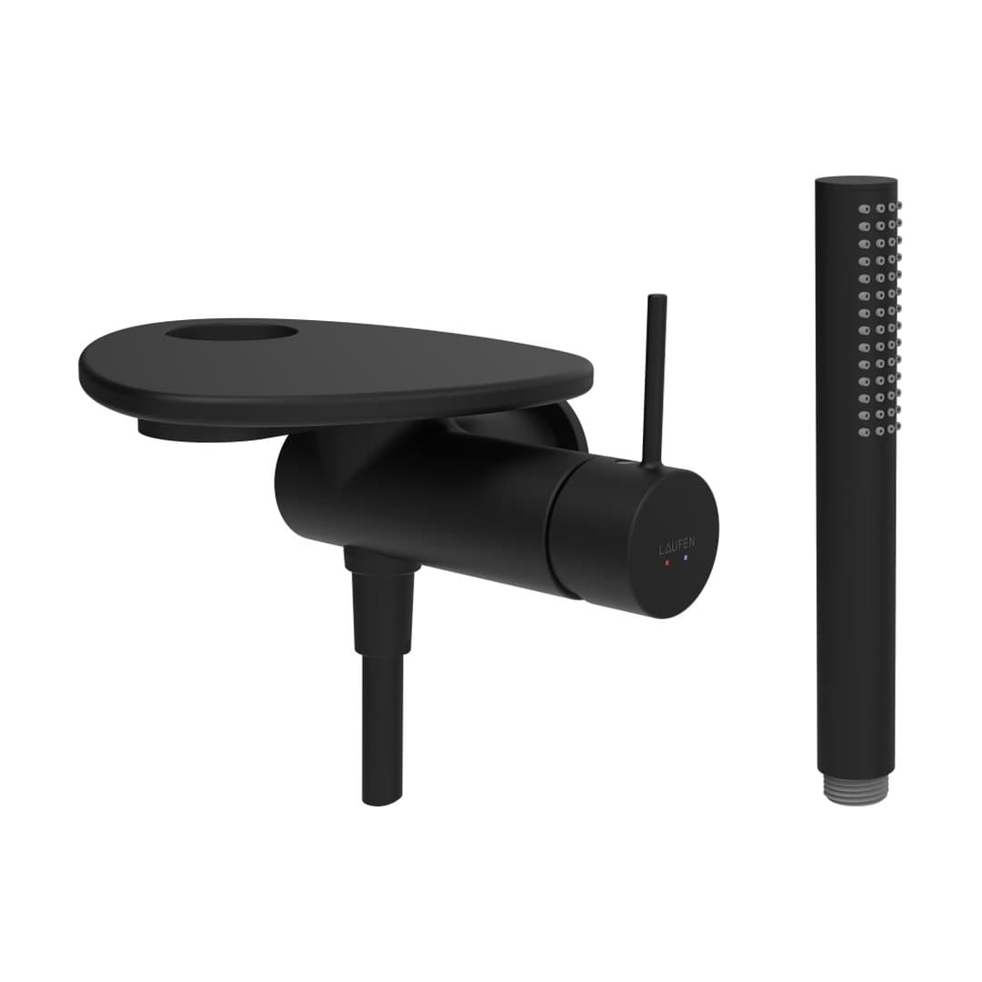 Laufen ADA – Σετ Ντους – δίσκος με οπή – PVD black/black matt (HF506755513000)