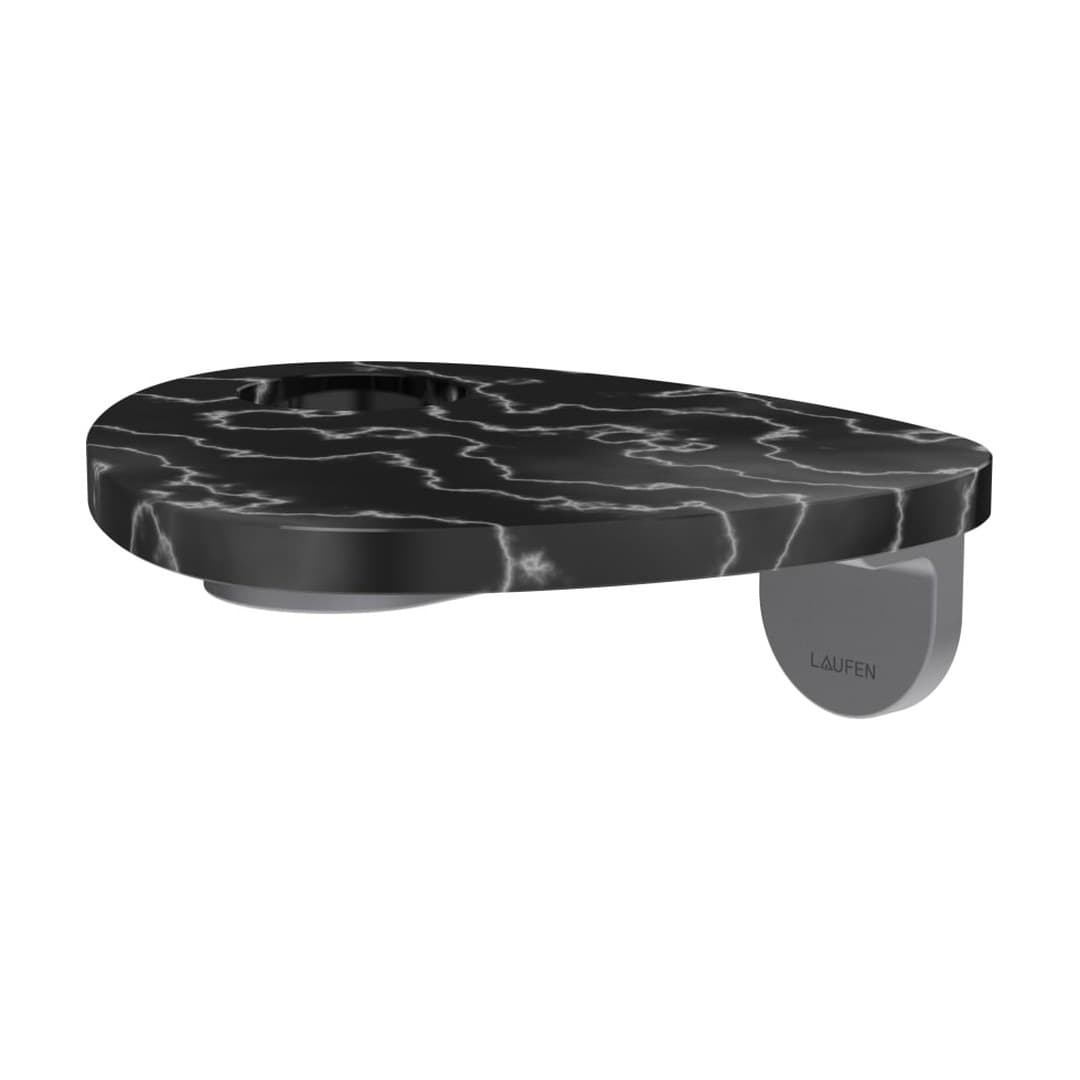 Laufen ADA – Ράφι – δίσκος με οπή – PVD inox/marble black (HF506790506000)