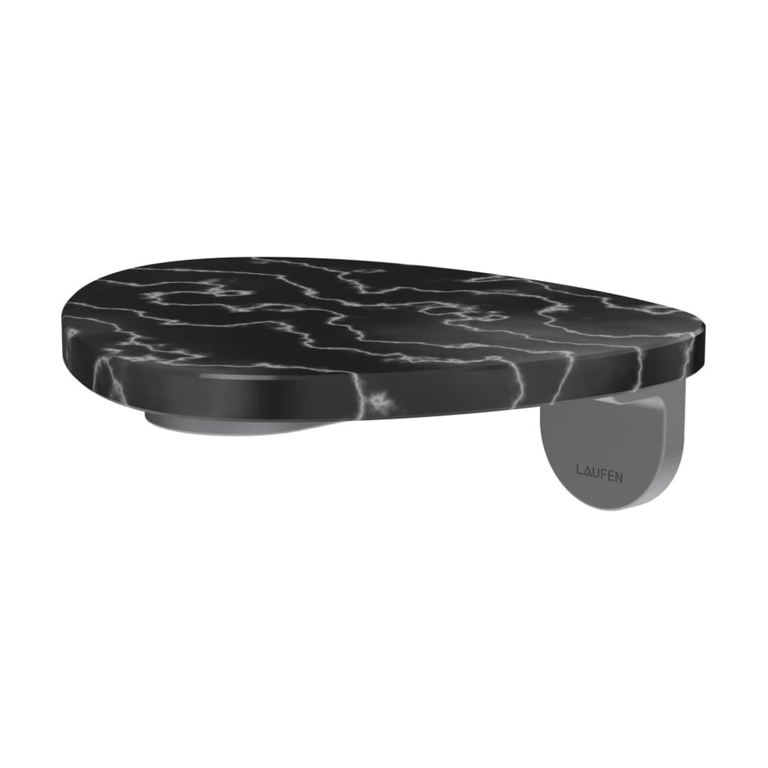 Laufen ADA – Ράφι – δίσκος χωρίς οπή – PVD inox/marble black (HF506790506060)