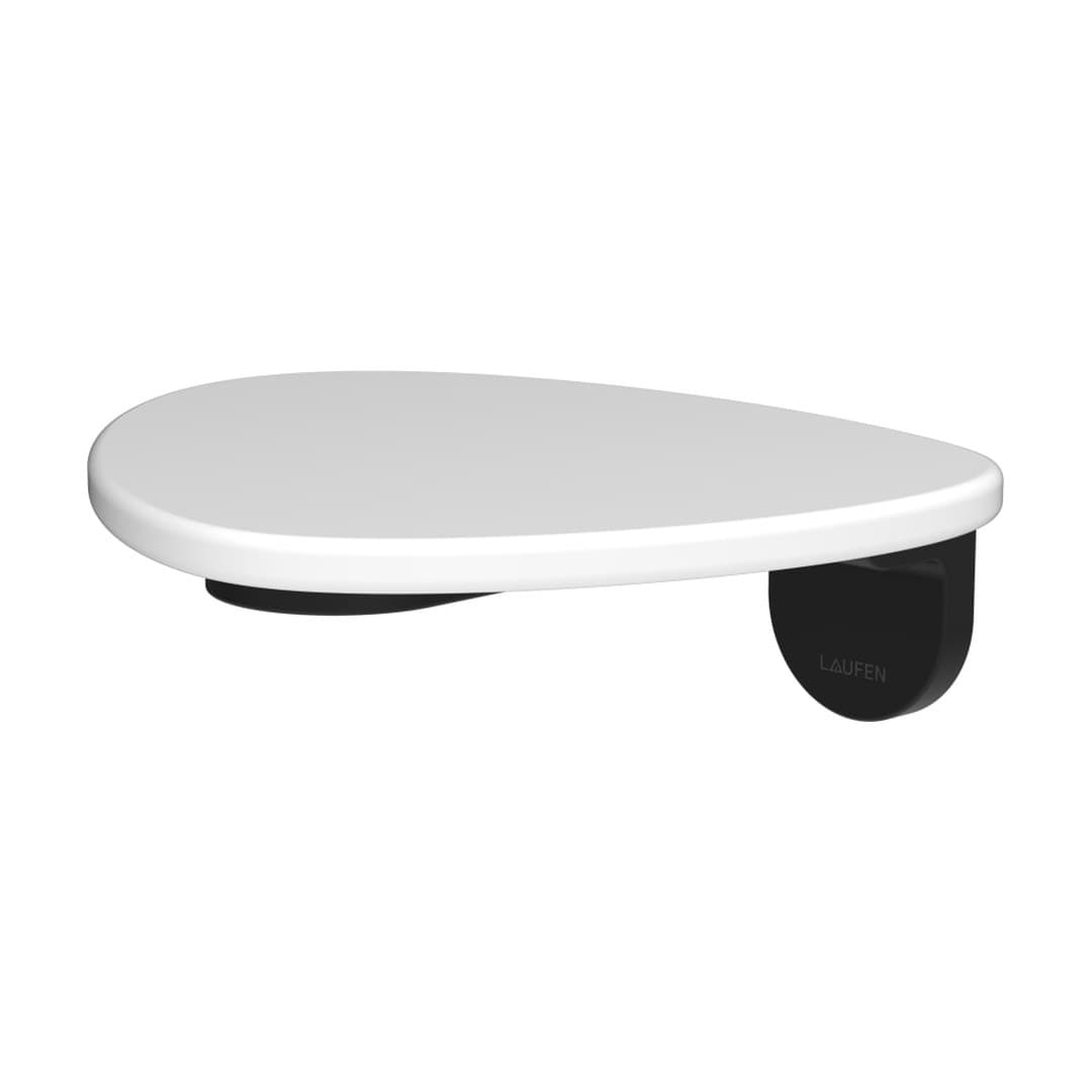 Laufen ADA – Ράφι – δίσκος χωρίς οπή – PVD black/white matt (HF506790512060)