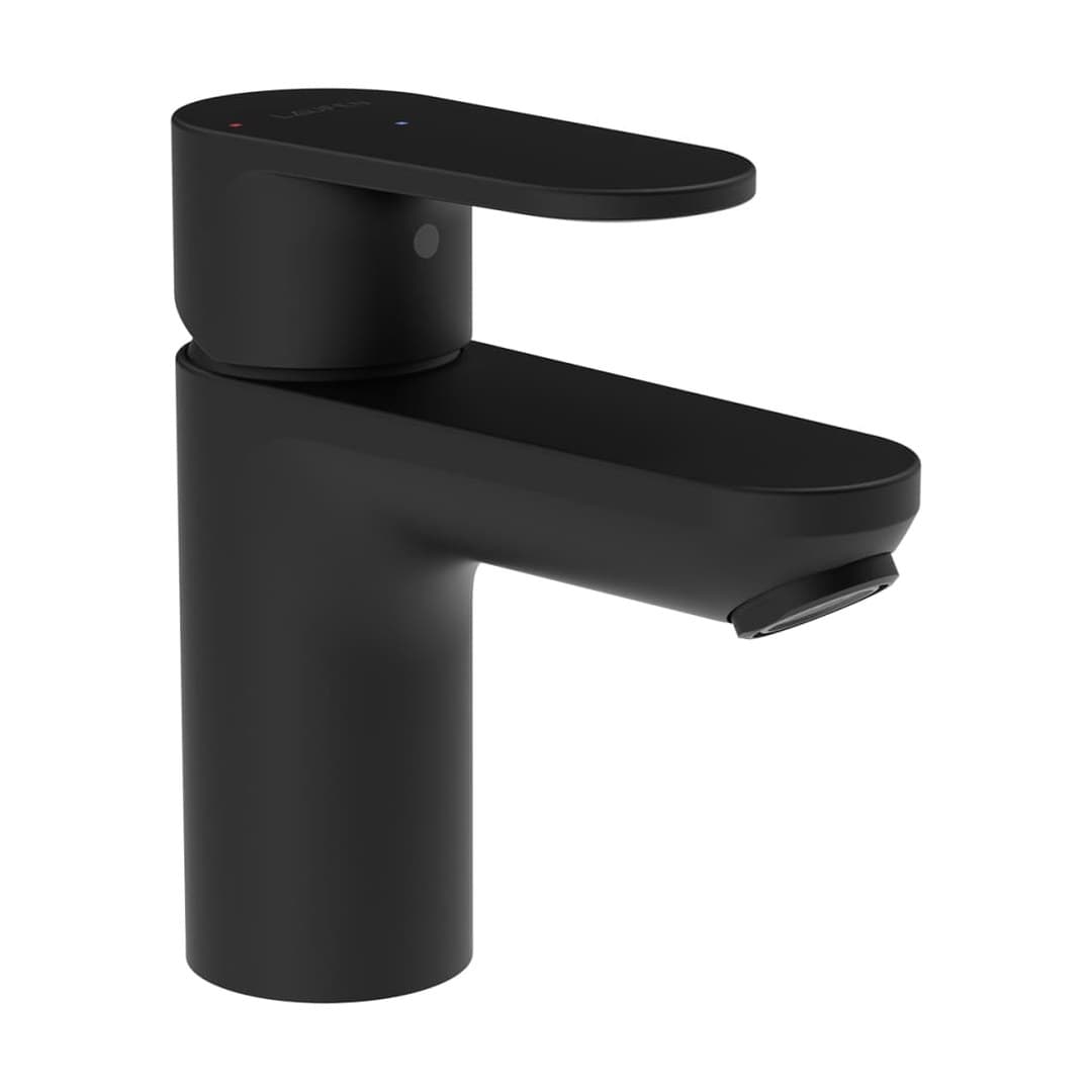 Laufen PRO X – Μπαταρία Νιπτήρα – προεξοχή 100 mm, χωρίς βαλβίδα – Matt black (HF506902198000)