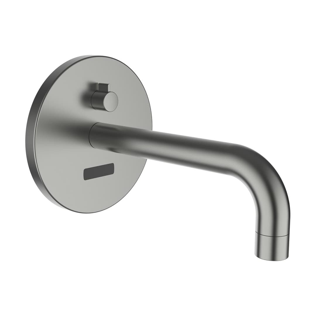 Laufen TWINTRONIC – Μπαταρία Νιπτήρα Τοίχου – προεξοχή 175 mm, ρεύματος – PVD inox look (HF707022423000)