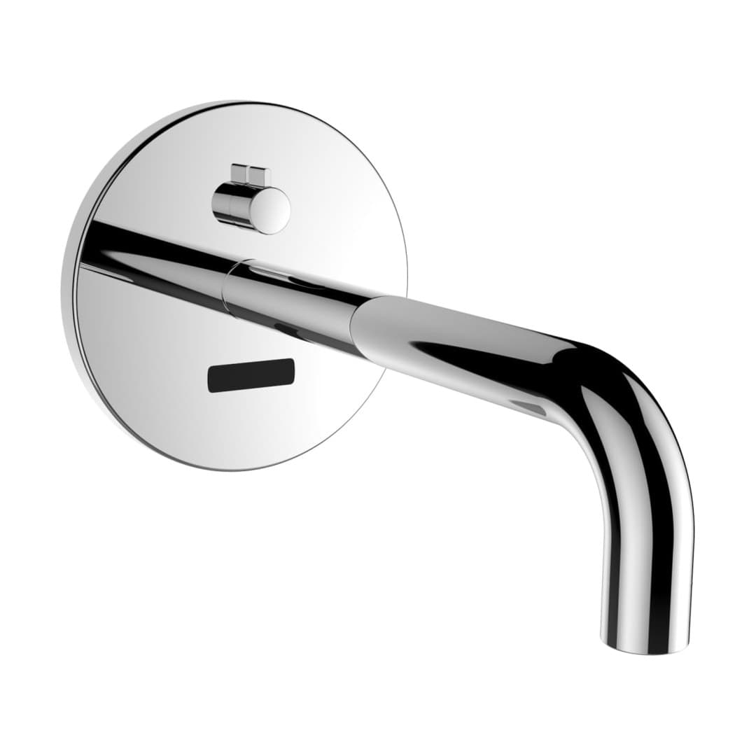 Laufen TWINTRONIC – Μπαταρία Νιπτήρα Τοίχου – προεξοχή 225 mm, ρεύματος – Chrome (HF707024100000)