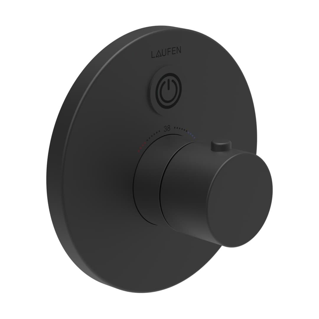Laufen SHOWERTRONIC – Θερμοστατικός Μίκτης Ντους – PVD Titanium black matt (HF707030428000)