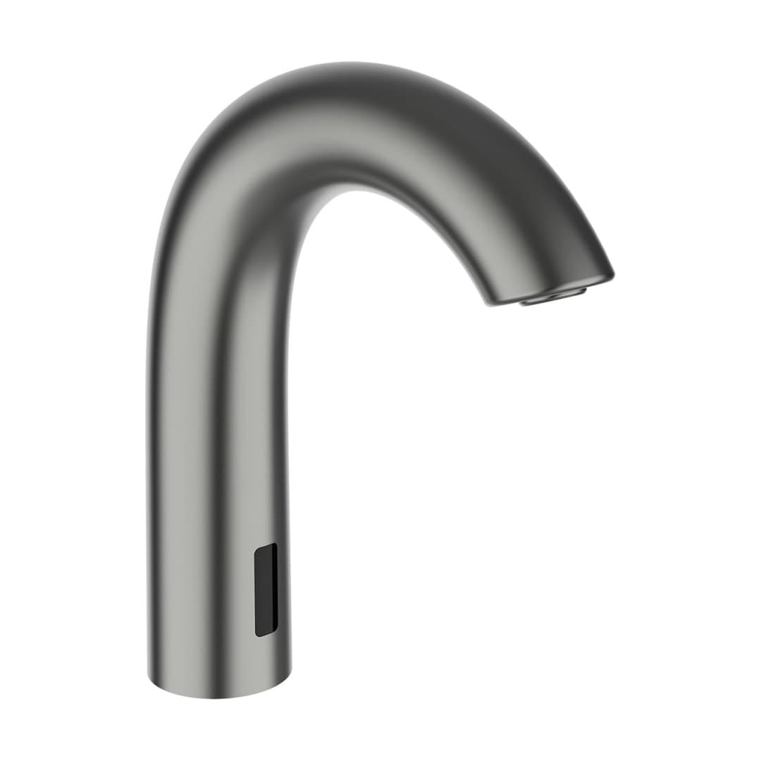 Laufen CURVETRONIC – Μπαταρία Νιπτήρα – ρεύματος, κρύο ή αναμεμειγμένο – PVD inox look (HF707154423000)