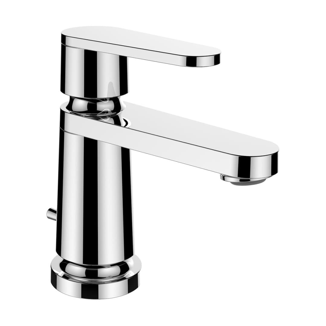 Laufen THE NEW CLASSIC – Μπαταρία Νιπτήρα – προεξοχή 105 mm, με βαλβίδα – Chrome (HF900501100000)