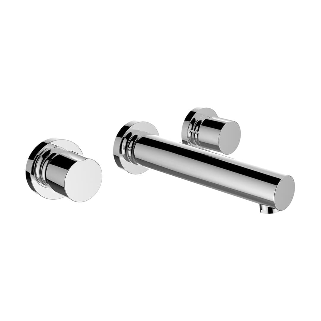 Laufen THE NEW CLASSIC – Μπαταρία Νιπτήρα Τοίχου – δύο λαβών – Chrome (HF900524100000)