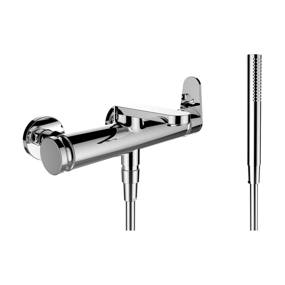 Laufen THE NEW CLASSIC – Μπαταρία Λουτρού Τοίχου – προεξοχή 170 mm, σωλήνας 1600 mm – Chrome (HF900560100600)