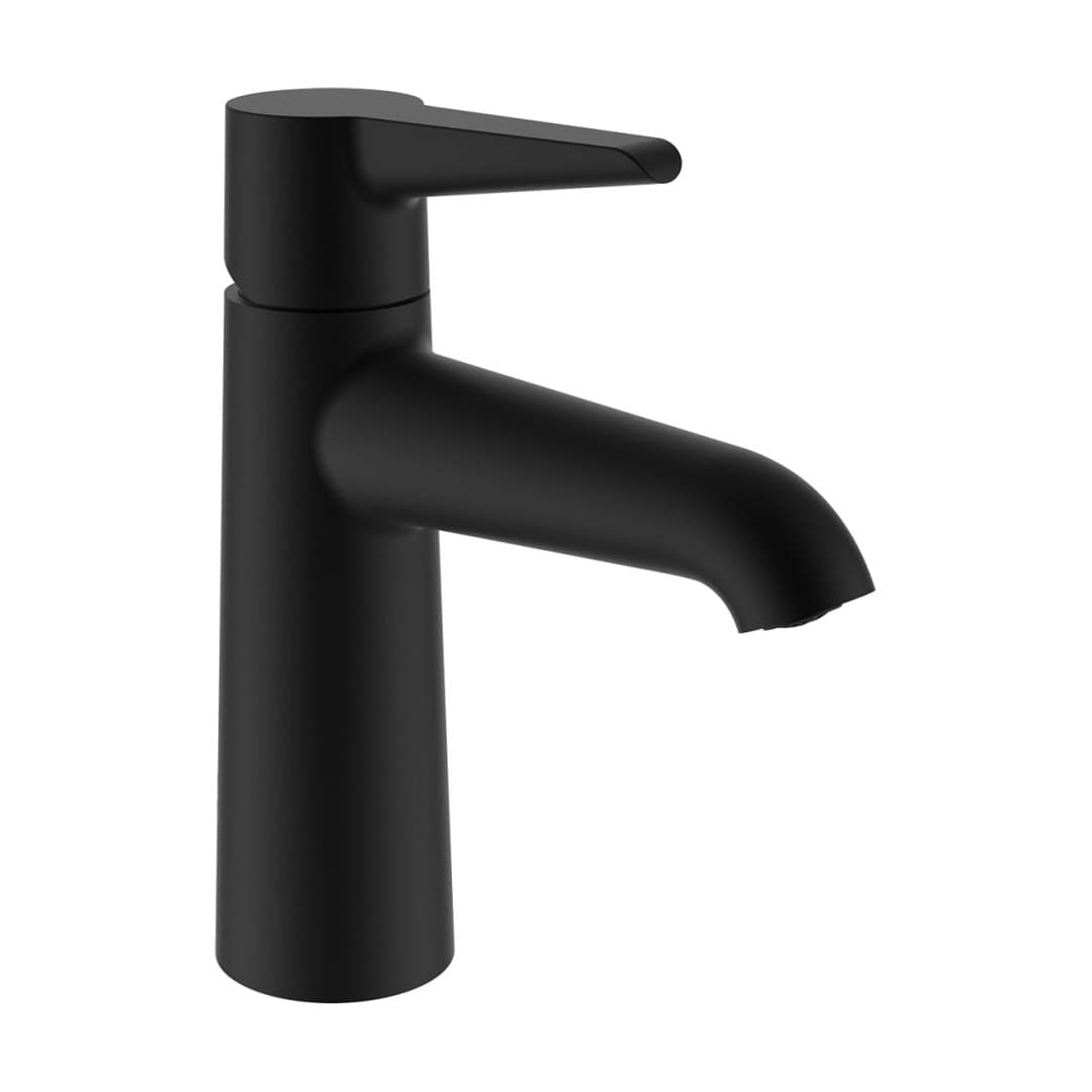 Laufen PURE – Μπαταρία Νιπτήρα – προεξοχή 110 mm, χωρίς βαλβίδα – PVD Titanium black matt (HF901702428000)