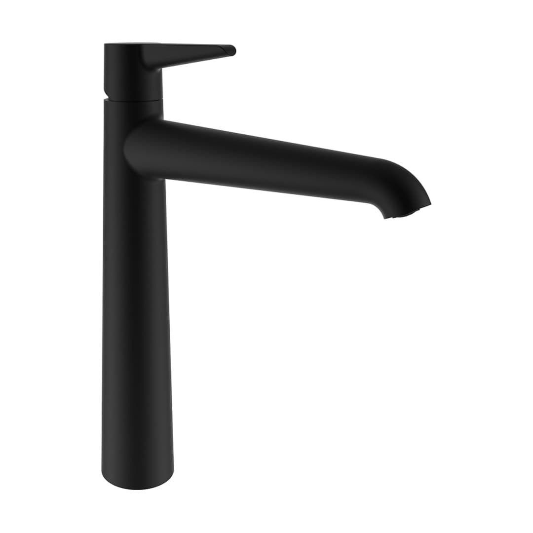 Laufen PURE – Μπαταρία Νιπτήρα Ψηλή – PVD Titanium black matt (HF901714428000)