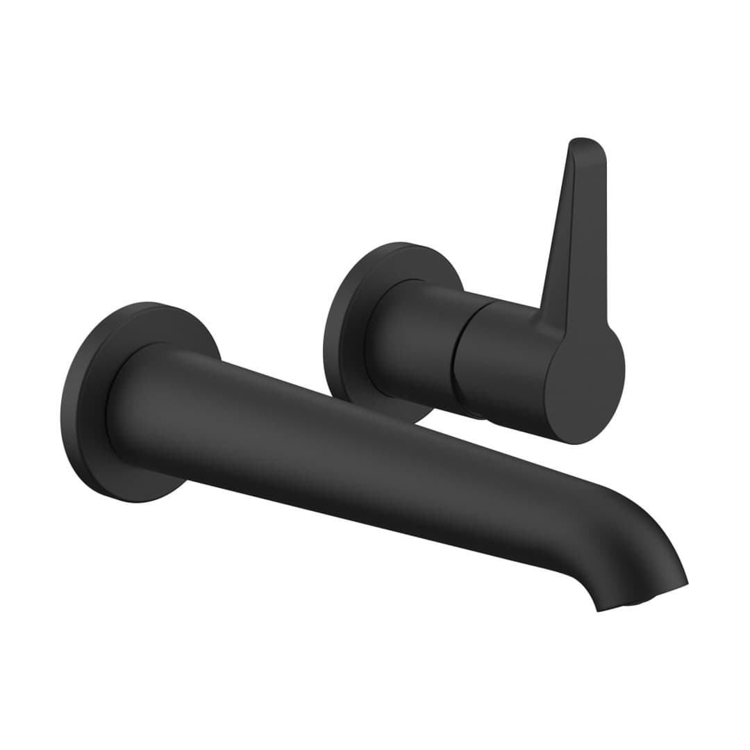 Laufen PURE – Μπαταρία Νιπτήρα Τοίχου – PVD Titanium black matt (HF901722428000)