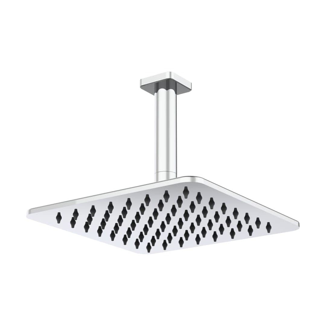 Laufen – Κεφαλή Ντους – 100 mm, 200×200 mm, οροφής, ορθογώνια – Chrome (HF960107100001)