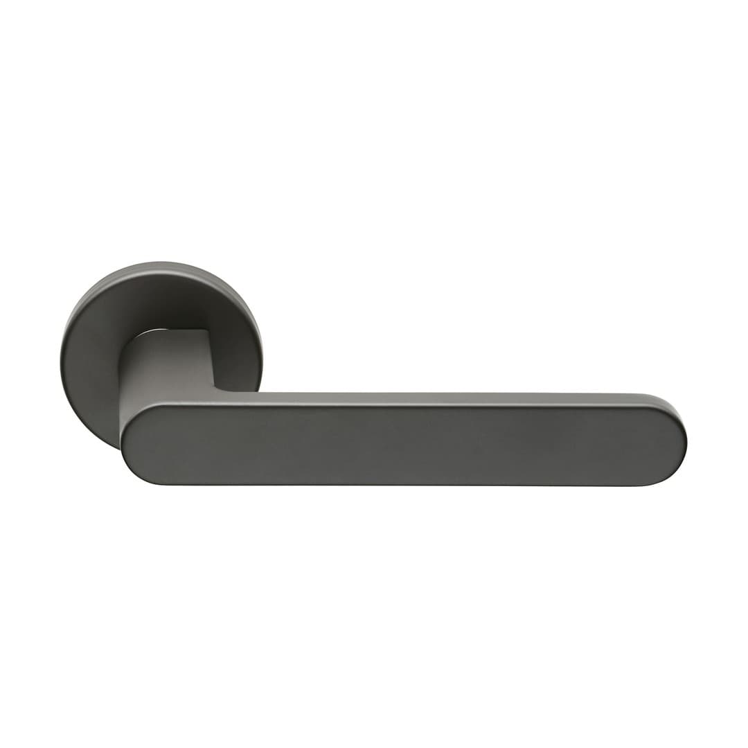 Linea Calì Lola Zincral – Πόμολο Πόρτας Ροζέτα – Door handle on rose art.027 – Moka (428 RB 027 KA)