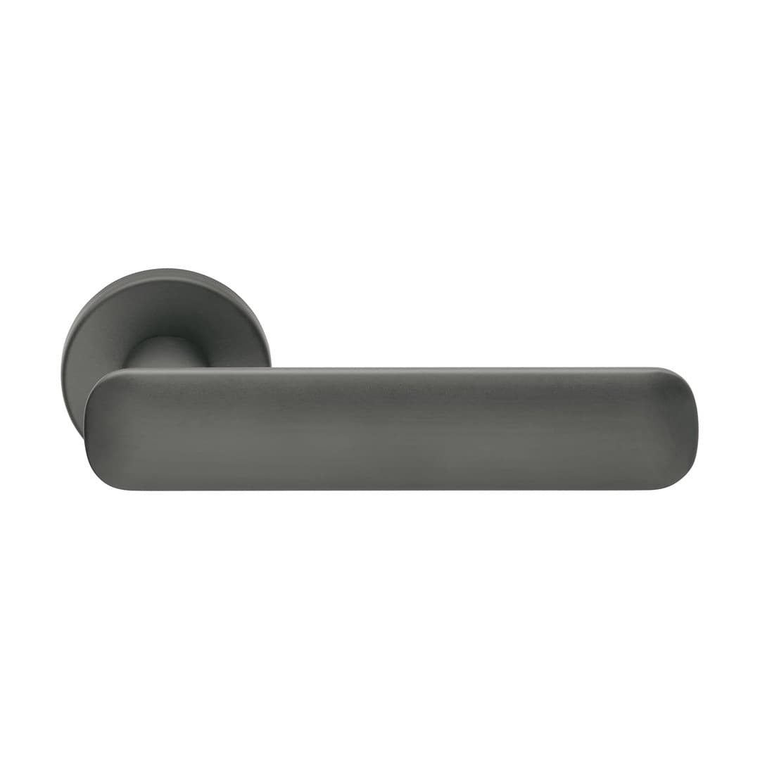 Linea Calì Target Zincral – Πόμολο Πόρτας Ροζέτα – Door handle on rose art.027 – Moka (466 RB 027 KA)