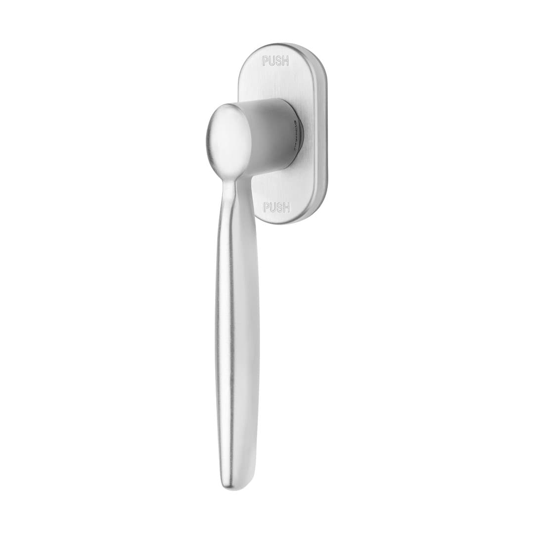 Linea Calì Spring Zincral – Πόμολο Παραθύρου – Window handle with DK SmartBlock movement – Satin chrome (480 SK CS)