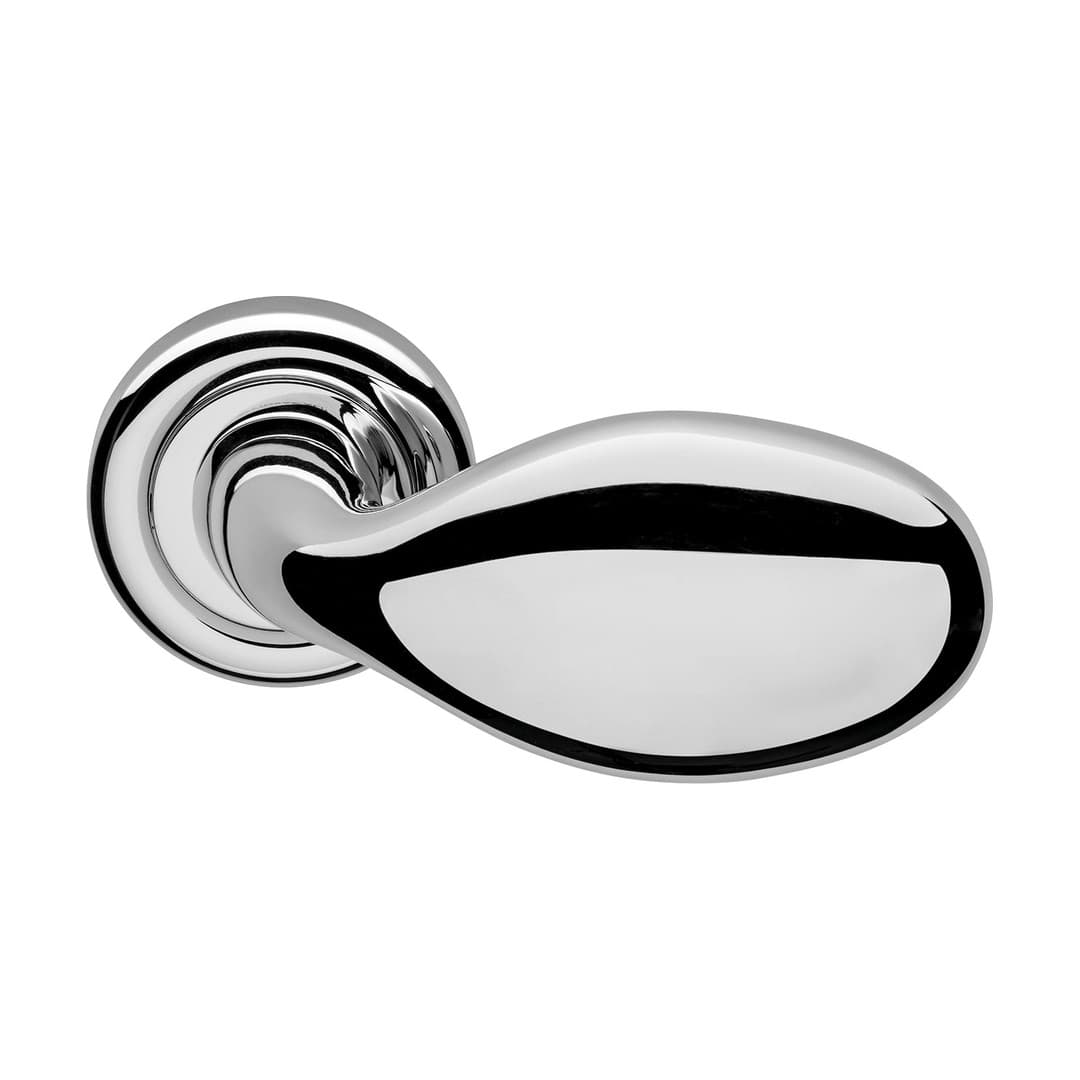 Linea Calì Kuba pomolo – Πόμολο Πόρτας Ροζέτα – Door handle on roses art.103 – Polished chrome (936 RB 103 CR)